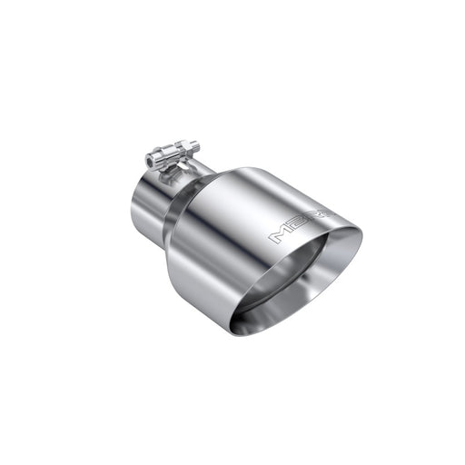MBRP Universal T304 Stainless Steel Tip 3on ID / 5in OD Out / 8in Length Angle Cut Dual Wall MBRP Tips