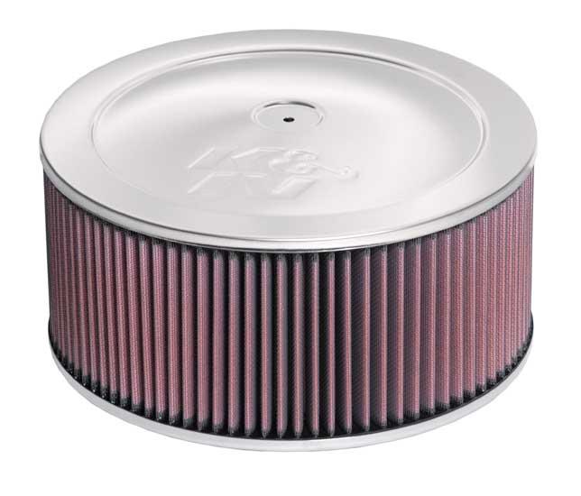 K&N Custom Round Filter 5-1/8in FLG / 11in Dia / 6-1/4in H K&N Engineering Carburetor Air Cleaners