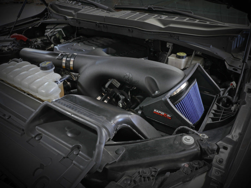 aFe Rapid Induction Cold Air Intake System w/Pro 5R Filter 2021+ Ford F-150 V6-3.5L (tt) aFe Cold Air Intakes