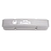 Edelbrock Valve Cover Classic Series Chevrolet 1959-1986 262-400 CI V8 w/ Oil Fill Hole Satin Edelbrock Valve Covers