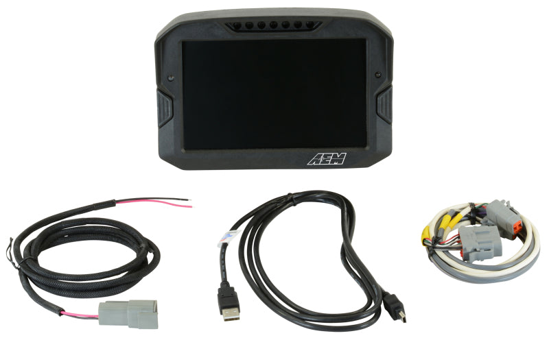 AEM CD-7 Non Logging Race Dash Carbon Fiber Digital Display (CAN Input Only) AEM Gauges