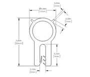 aFe MagnumFORCE Spare Parts Trim Seal Kit (1/16IN X 7/16IN) x 36IN L aFe Air Intake Components