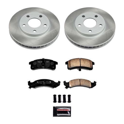Power Stop 94-96 Pontiac Trans Sport Front Semi-Coated Rotor Kit PowerStop Brake Kits - Performance Blank
