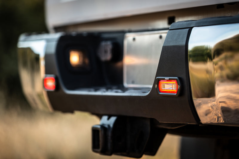 Rigid Industries SR-L Series Surface Mount LED Spreader Pair w/ Blue Halo - Universal Rigid Industries Light Bars & Cubes