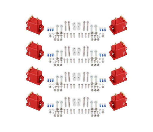 MSD Ignition Coil - High Output - 8-Pack - Red 82808 MSD Autoparts