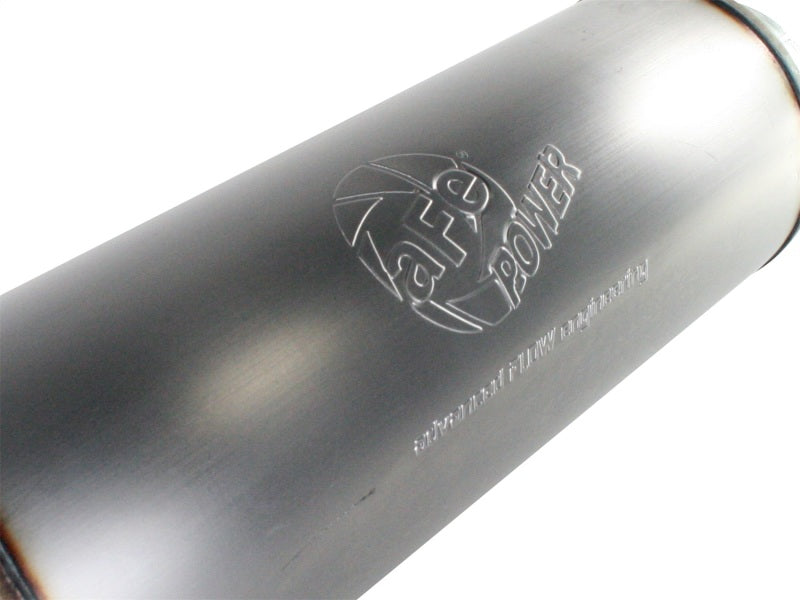 aFe MACHForce XP Exhausts Mufflers SS-409 EXH Muffler 5 ID In/Out 8 Dia aFe Catback