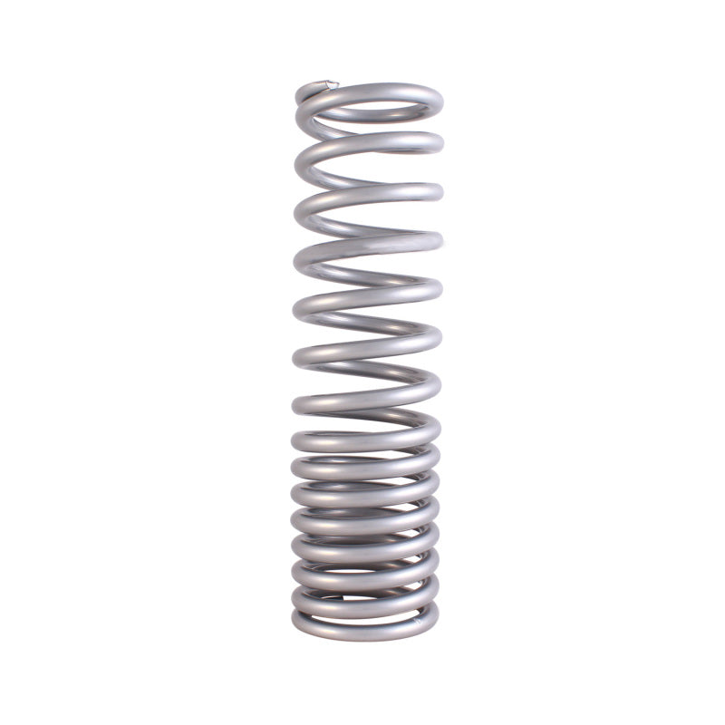 QA1 2-1/2in ID Variable Rate High Travel Spring - 12in Length x 130/250lbs/in - Silver Powder Coated QA1 Coilover Springs