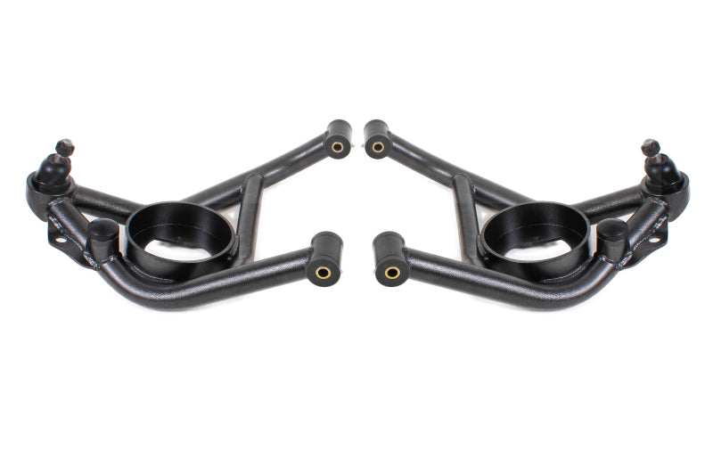 BMR 70-81 Chevrolet Camaro A-Arms Lower Delrin Bushings Std Ball Joint - Black Hammertone BMR Suspension Control Arms