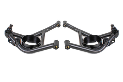 BMR 70-81 Chevrolet Camaro A-Arms Lower Delrin Bushings Std Ball Joint - Black Hammertone BMR Suspension Control Arms