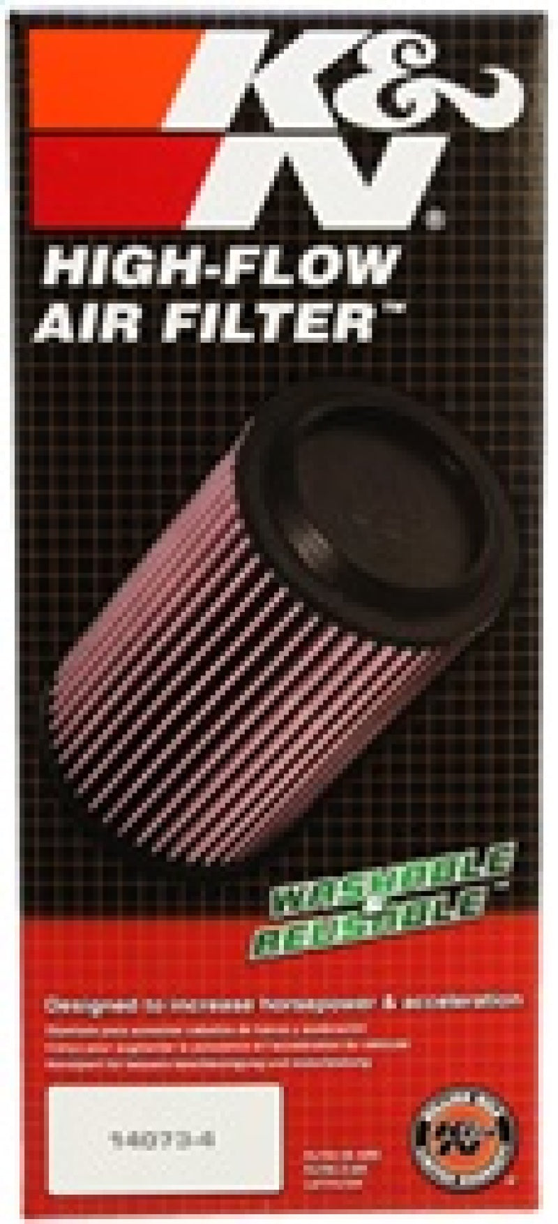 K&N Replacement Air Filter FORD P/U V8-7.3L T/D, 1995-97 K&N Engineering Air Filters - Drop In