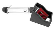 Spectre 11-14 Ford F150 V8-5.0L F/I Air Intake Kit - Polished w/Red Filter Spectre Cold Air Intakes