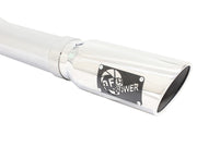 aFe MACHForce XP SS Exhaust 3in to 3.5in Cat-Back w/ Polished Tip 15 Ford F-150 EcoBoost V6 2.7/3.5L aFe Catback