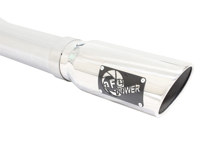aFe MACHForce XP SS Exhaust 3in to 3.5in Cat-Back w/ Polished Tip 15 Ford F-150 EcoBoost V6 2.7/3.5L aFe Catback