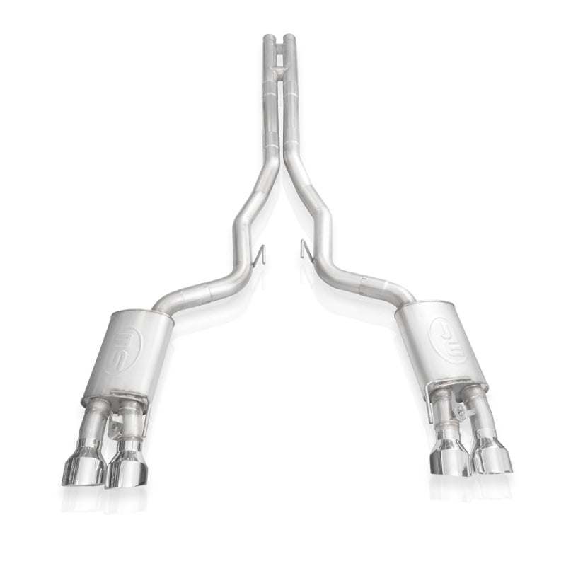 Stainless Works 2020 Ford GT500 Legend Catback H-Pipe Exhaust Factory Connect - Polished Tips Stainless Works Catback