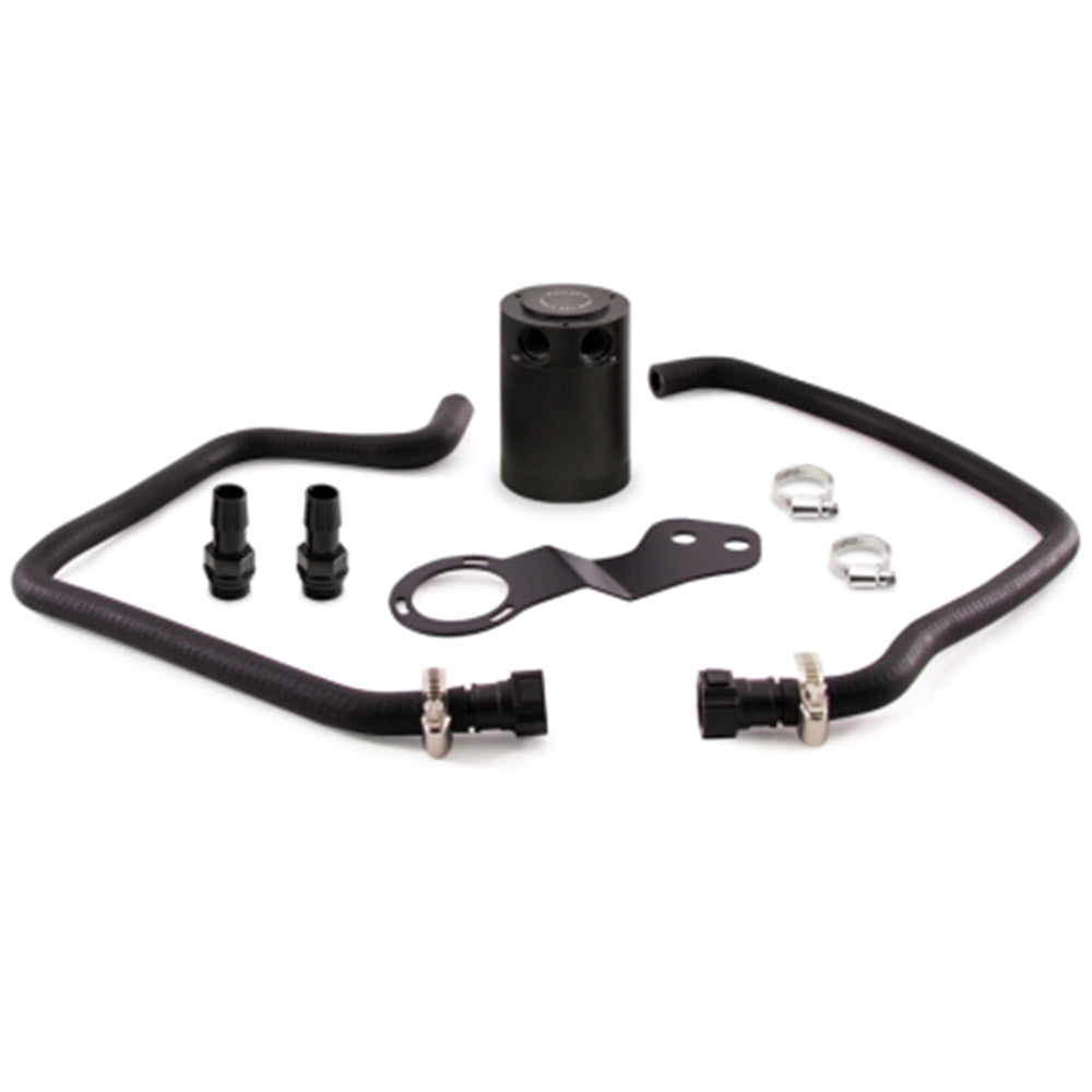 Mishimoto 2016+ Chevrolet Camaro SS Baffled Oil Catch Can Kit - Black MMBCC-CAM8-16PBE