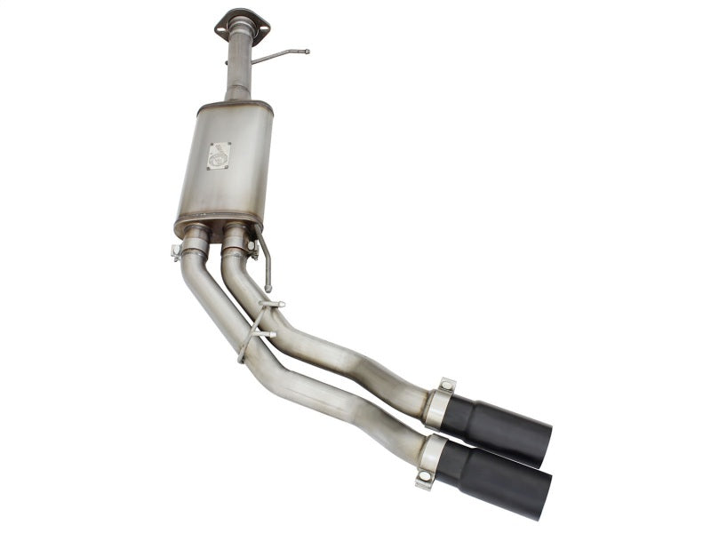aFe Rebel Series Exhaust SS Front Side Exit CB w/ Black Tips 10-14 Ford F150 Ecoboost V8 6.2L aFe Catback
