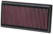 K&N Replacement Air FIlter 10-11 Fiat 500 0.9L L2 / 11 Lancia Ypsilon 0.9L L2 K&N Engineering Air Filters - Drop In