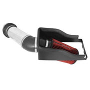 Spectre 99-03 Ford F250/350 V8-7.3L DSL Air Intake Kit - Polished w/Red Filter Spectre Cold Air Intakes
