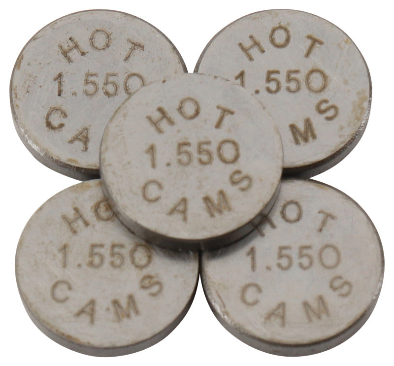 Hot Cams 04-08 400 DVX/02-16 CRF 450 R 1.550mm Shim Kit - 5 Pack Hot Cams Valves