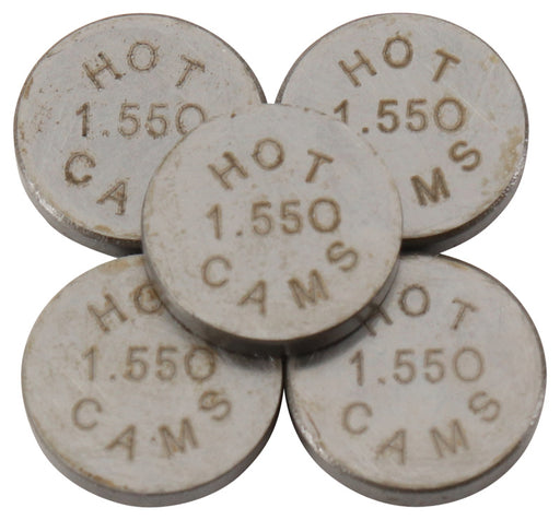 Hot Cams 04-08 400 DVX/02-16 CRF 450 R 1.550mm Shim Kit - 5 Pack Hot Cams Valves