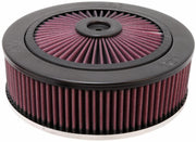 K&N X-Stream Top Filter - Red - Size 9in - 5.125in Neck Flange / 2.75in Height K&N Engineering Air Filters - Universal Fit