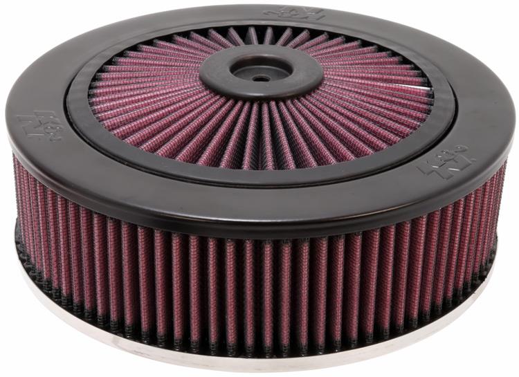 K&N X-Stream Top Filter - Red - Size 9in - 5.125in Neck Flange / 2.75in Height K&N Engineering Air Filters - Universal Fit
