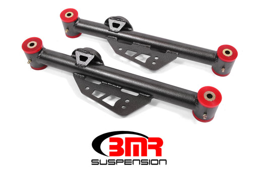 BMR 79-98 Fox Mustang Non-Adj. Lower Control Arms (Polyurethane) - Black Hammertone BMR Suspension Control Arms