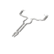 MagnaFlow Cat Back, SS, 3in, Competition, Dual Split Polished 4.5in Tips 2015 Ford Mustang GT V8 5.0 Magnaflow Catback