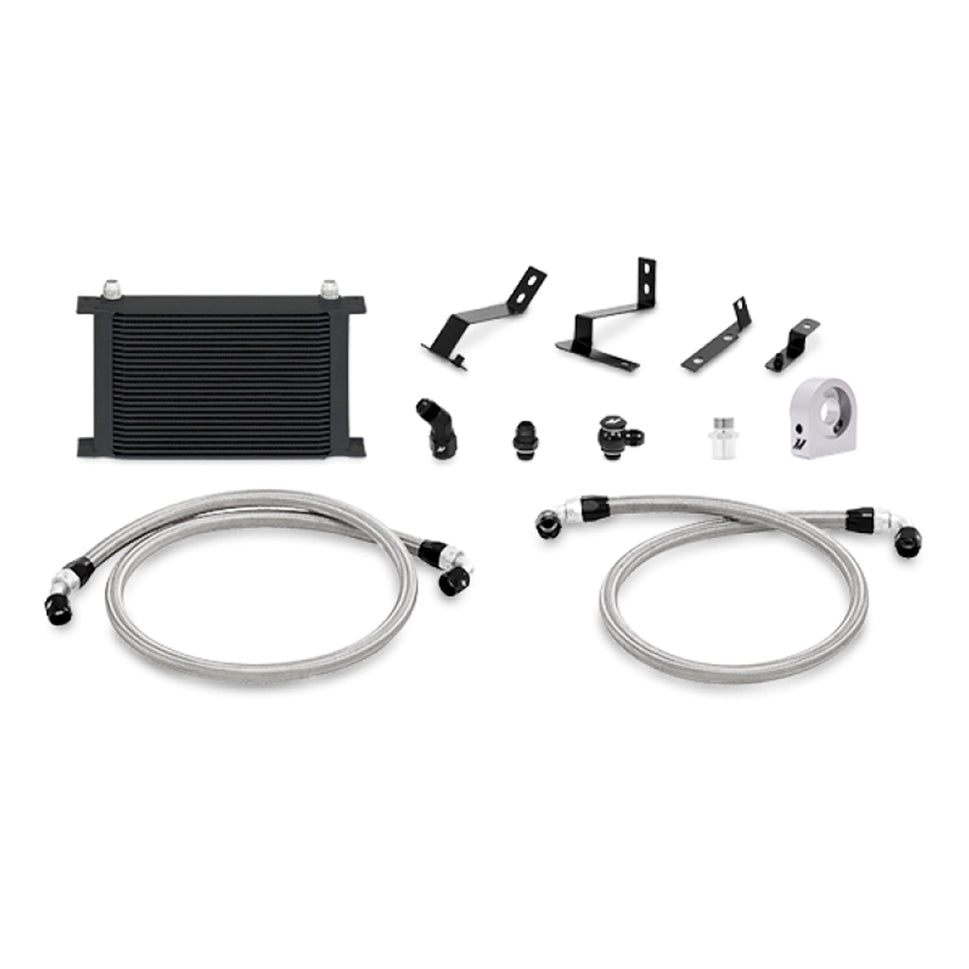 Mishimoto 2016+ Chevy Camaro Oil Cooler Kit - Black MMOC-CAM8-16BK