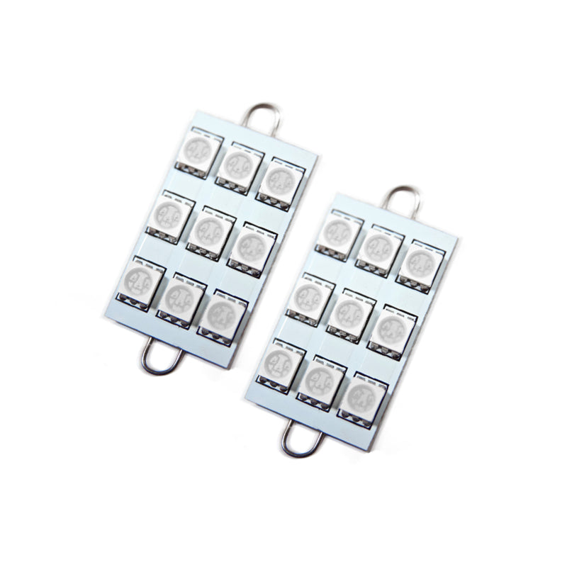 Oracle 44MM 6 LED 3 Chip - Loop Festoon Bulbs (Pair) - Red ORACLE Lighting Bulbs