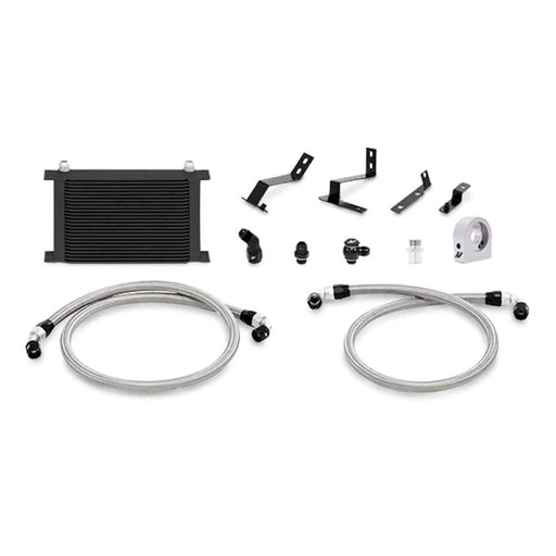 Mishimoto 2016+ Chevy Camaro Oil Cooler Kit w/ Thermostat - Black MMOC-CAM8-16TBK CHEVY SS