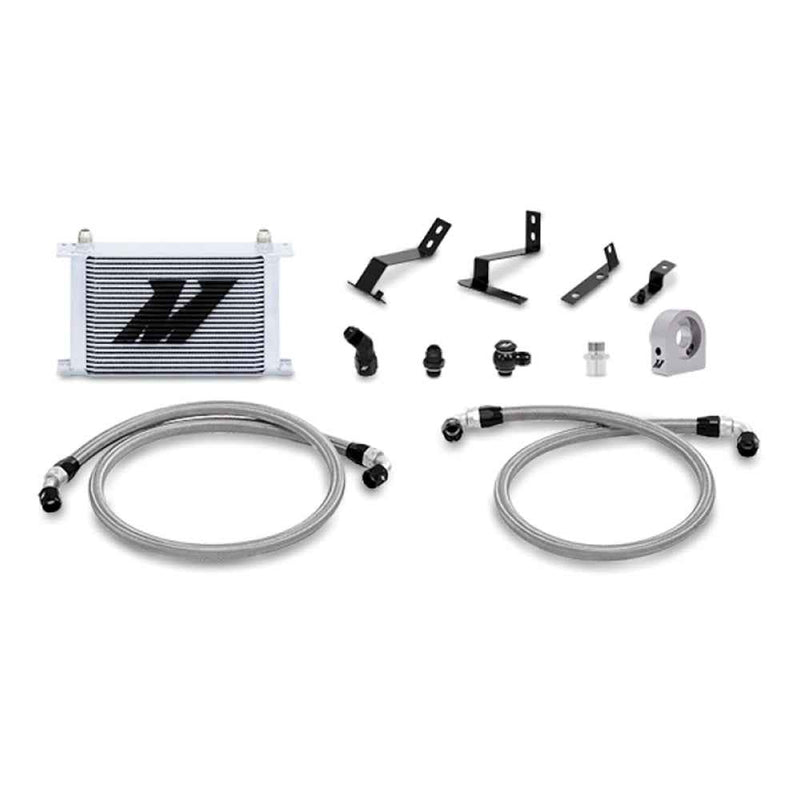 Mishimoto 2016+ Chevy Camaro Oil Cooler Kit w/ Thermostat - Silver MMOC-CAM8-16TSL CHEVY SS