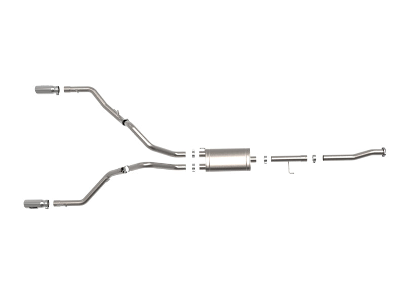 aFe Vulcan Series 3in 304SS Cat-Back w/ Polished Tips 15-20 Ford F-150 V6 2.7L/35L(tt) / V8 5.0L aFe Catback