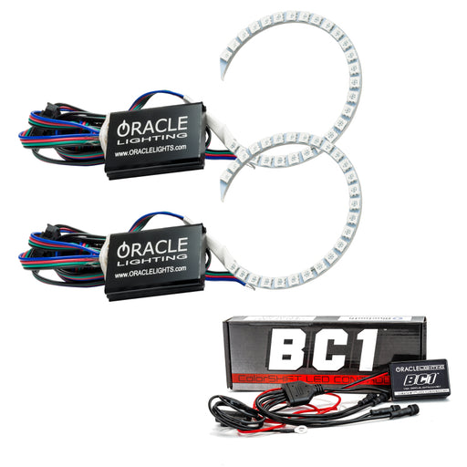 Oracle 18-21 Ford Mustang LED Headlight Halo Kit - ColorSHIFT w/ BC1 Controller ORACLE Lighting Headlights