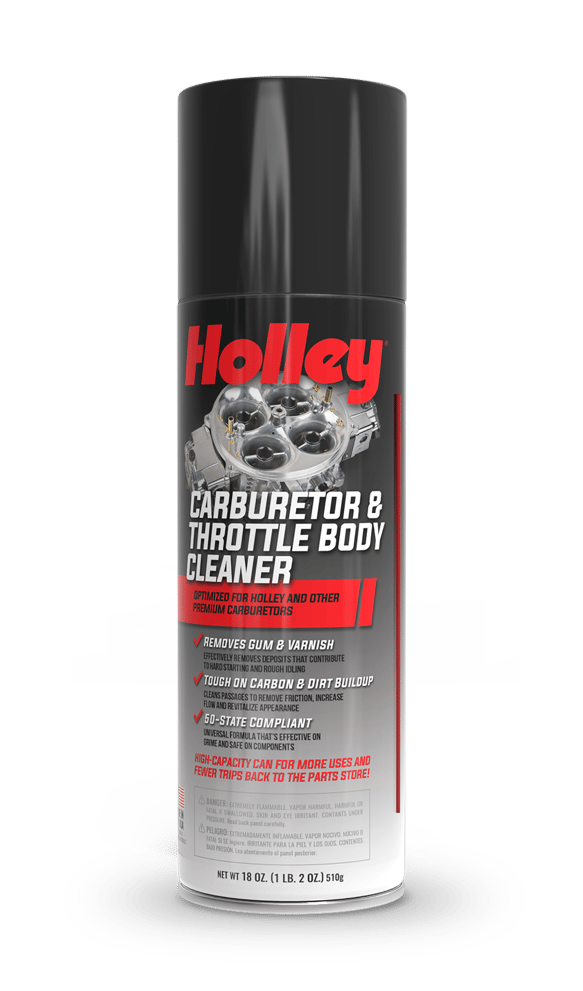 HOLLEY Carburetor & Throttle Body Cleaner Spray, 18oz Can 120-HLYCC-18 HOLLEY Autoparts