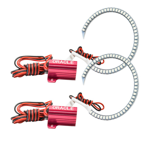 Oracle 18-21 Ford Mustang LED Headlight Halo Kit - Red ORACLE Lighting Headlights