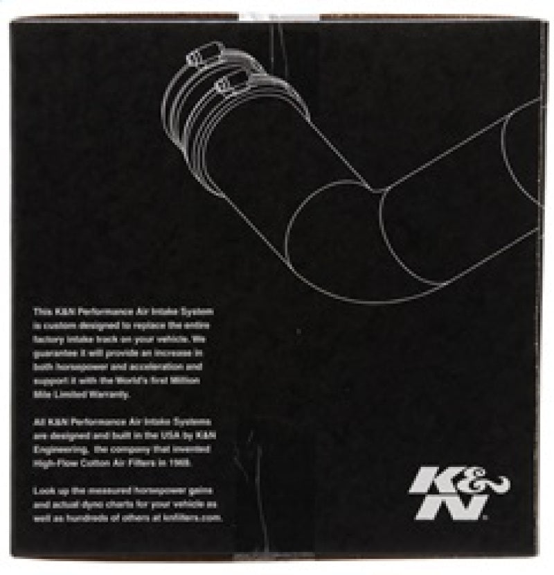K&N 01-04 Ford Mustang GT 4.6L Polished Typhoon Short Ram Intake K&N Engineering Cold Air Intakes