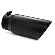 MBRP Universal Tip 5 O.D. Dual Wall Angled 4 inlet 12 length - Black Finish MBRP Tips