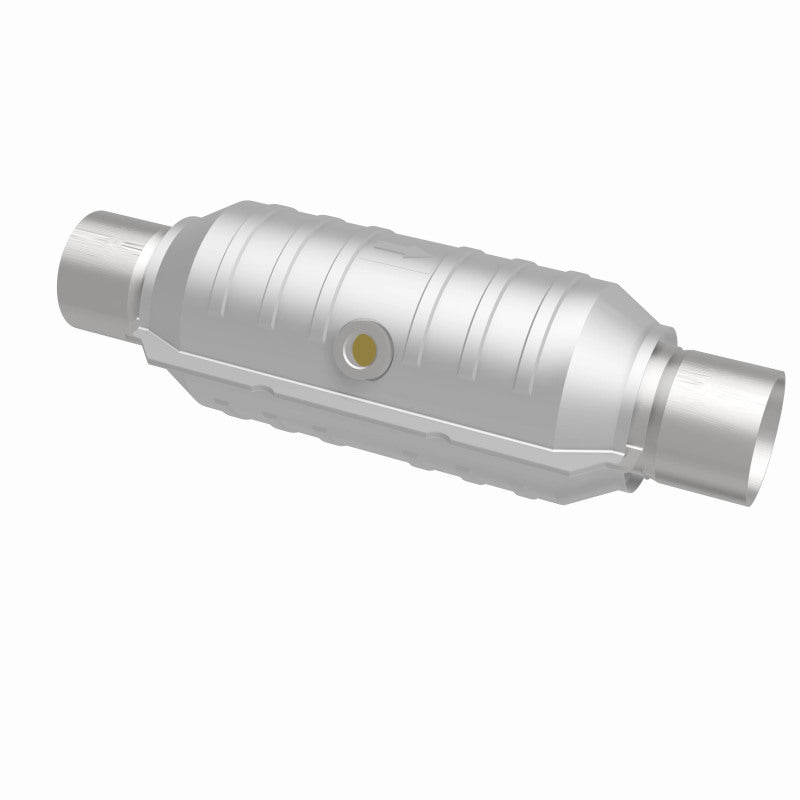 MagnaFlow Conv Univ 2.25in Inlet/Outlet Center/Center Round 11in Body L x 5.125in W x 15in Overall L Magnaflow Catalytic Converter Universal