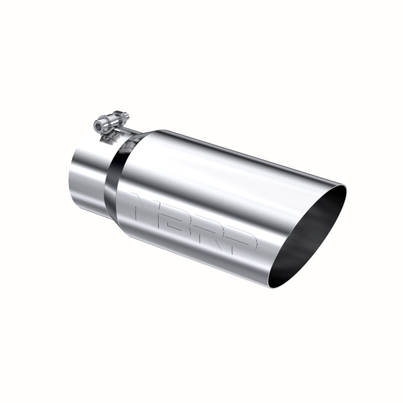 MBRP Universal Tip 5 O.D. Angled Single Walled 4 inlet 12 length MBRP Steel Tubing