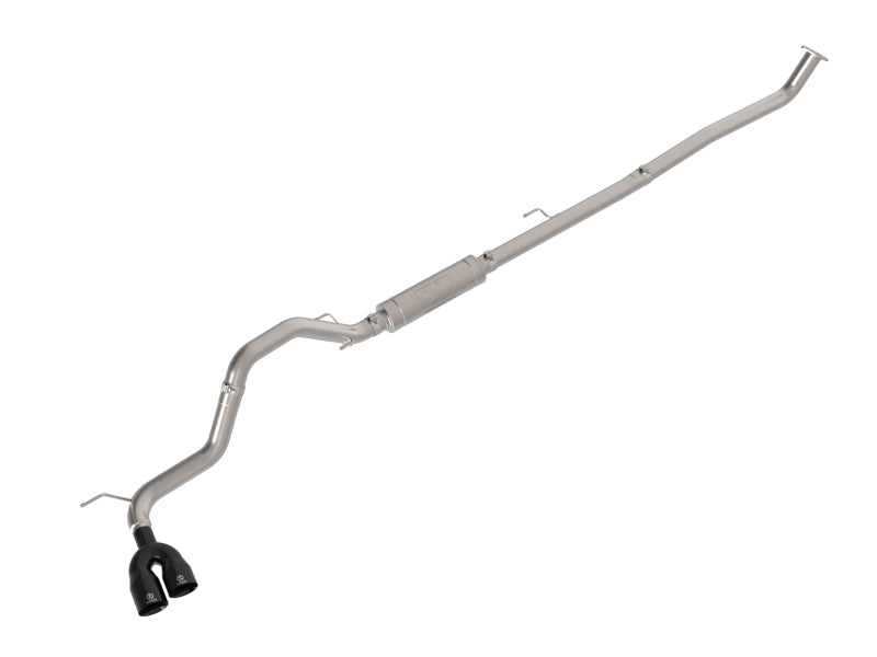 aFe 15-26 Toyota Hilux L4-2.4/2.8L (td) Vulcan Series 3in SS Rear-Side Exit Exhaust w/ Black Tip aFe Catback