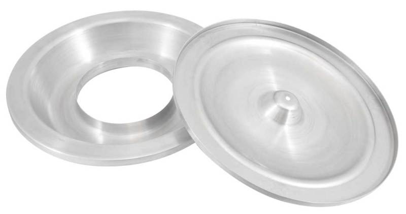 K&N 16in Spun Aluminum Top & Bottom Plate K&N Engineering Air Intake Components