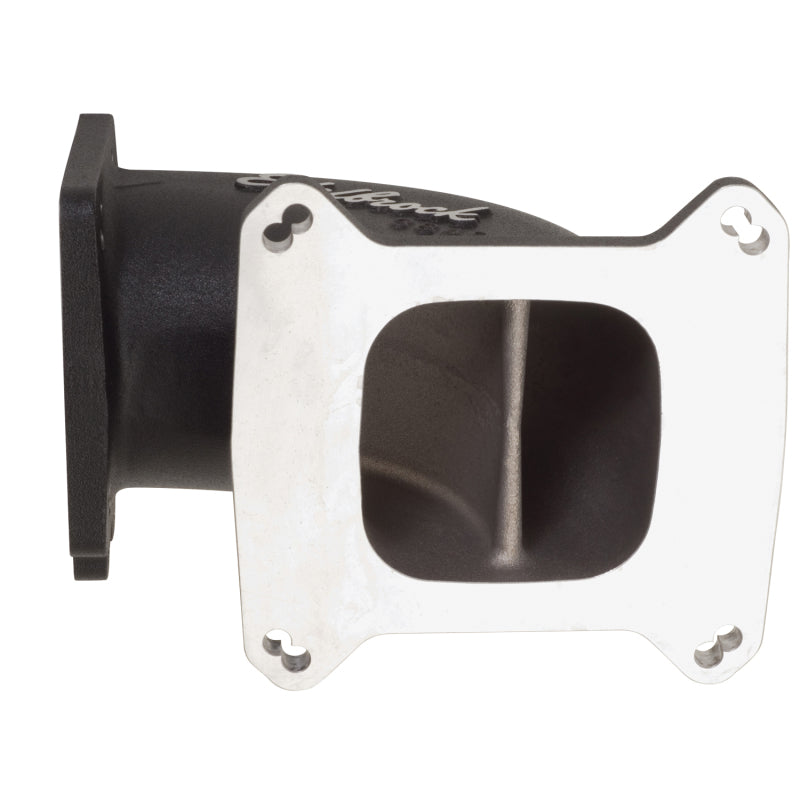 Edelbrock High Flow Intake Elbow 95mm Throttle Body to Square-Bore Flange Black Finish Edelbrock Throttle Bodies