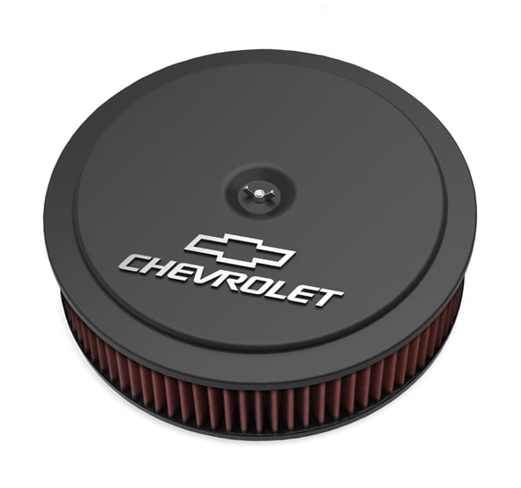 GM Muscle Series Air Cleaner - Satin Black Machined 120-220 HOLLEY Autoparts