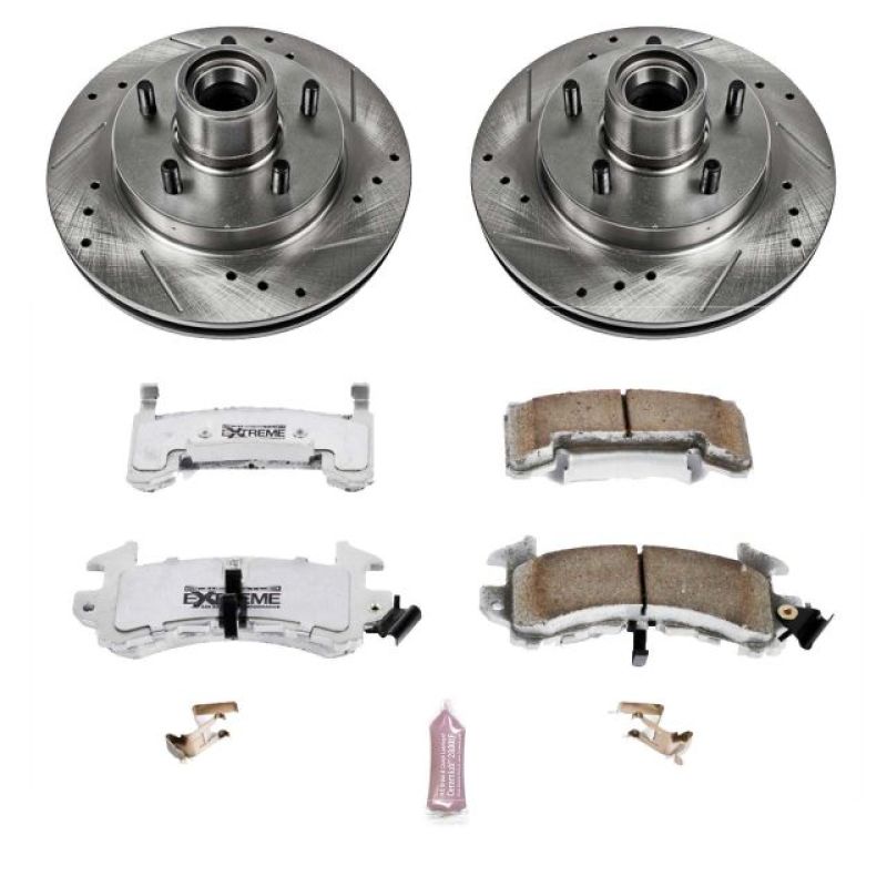 Power Stop 82-87 Buick Regal Front Z26 Street Warrior Brake Kit PowerStop Brake Kits - Performance D&S