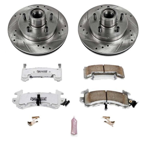 Power Stop 82-87 Buick Regal Front Z26 Street Warrior Brake Kit PowerStop Brake Kits - Performance D&S