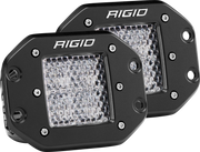 Rigid Industries Dually - Flush Mount - 60 Deg. Lens - Set of 2 Rigid Industries Light Bars & Cubes