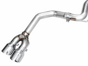 AWE 2024 Ford Mustang GT Fastback S650 RWD Track Edition Cat-Back Exhaust w/ Quad Chrome Silver Tips AWE Tuning Catback