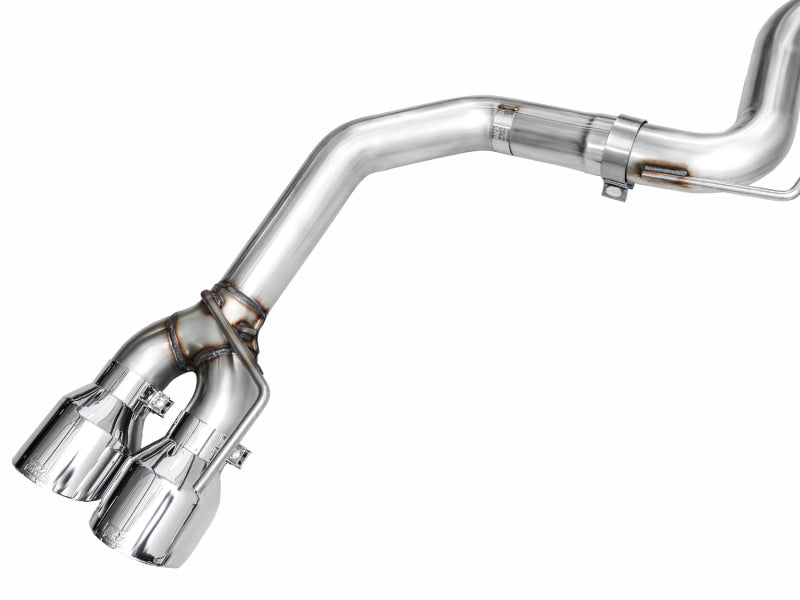 AWE 2024 Ford Mustang GT Fastback S650 RWD Track Edition Cat-Back Exhaust w/ Quad Chrome Silver Tips AWE Tuning Catback