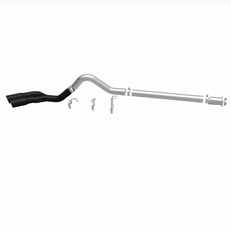 MagnaFlow 08-18 Ford F-250/F-350/F-450 4.6L/6.7 DPF-Back Black 4in Dual Single Rear Exit